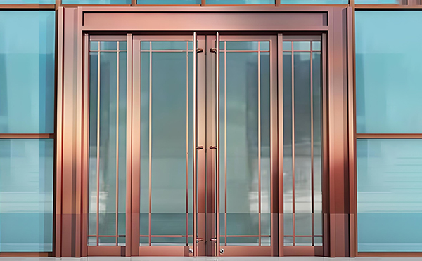 碌曲玻璃地弹门